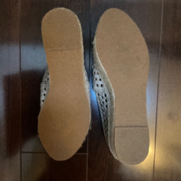 Loeffler Randall Mariko Espadrille - NEW Silver/Black Perforated Leather - Picture 3 of 3